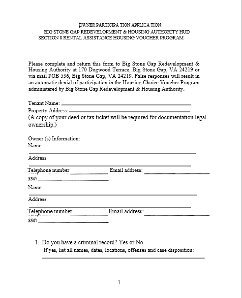 HCV RAA Form